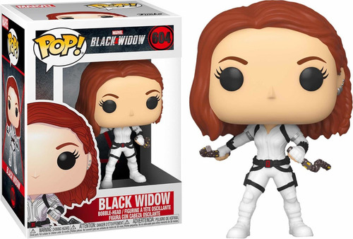 Funko Pop! Marvel #604 Black Widow Black Widow White Nortoys