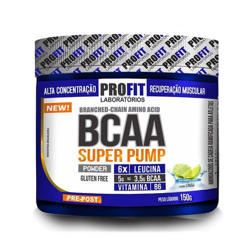 Bcaa Super Pump - 150g Limão - Profit - Trackfiti
