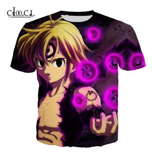 Los Siete Pecados Capitales Playera Meliodas Sin Of Anger