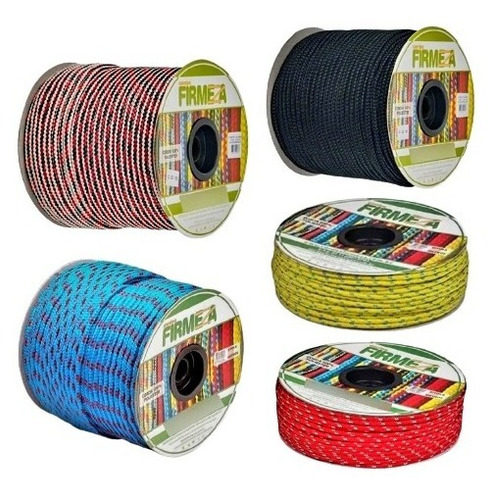 Rolo Corda 3mm X 390 Metros Poliéster Amarrar Carga Camping
