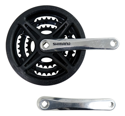 Plato Palanca Shimano Fc-m151 48-38-28t 170mm 6-7-8v 