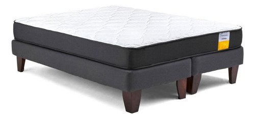 Base De Cama 2 Plazas Con Colchón