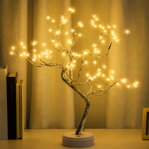 Decoración De La Habitación, 20 Luces De Árbol Bonsái De Mes