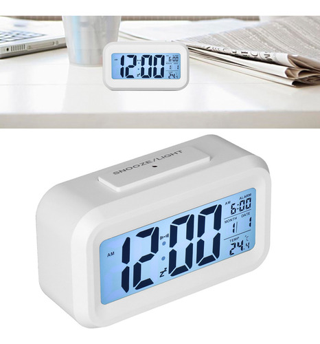Reloj Alarma Led Digital Con Pantalla Grande