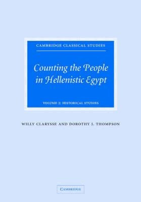 Cambridge Classical Studies Counting The People In Hellen...