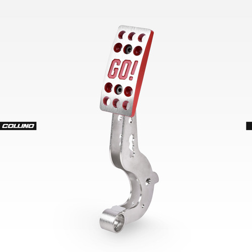 Imagen 2 de 4 de Cubre Pedal Deportivo Acelerador Go! Alumin Pedalera Collino