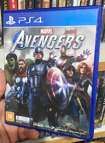 Avengers Dublado Brasil Ps4 Original Físico!! (Usado)
