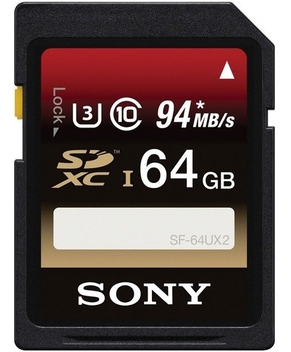 Tarjeta De Memoria Sony 64gb Sdxc V30 Uhs I- &#9314; Clase 1