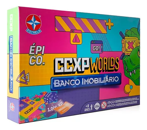 Jogo De Tabuleiro Banco Imobiliário Ccxp - Estrela