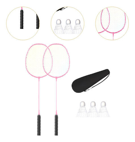 Raquetas De Bádminton 3 Volantes De Bádminton Para