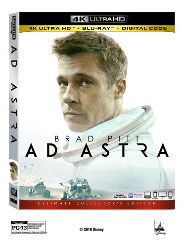 Blu Ray 4k Ultra Hd Ad Astra B Pitt Estreno Original 