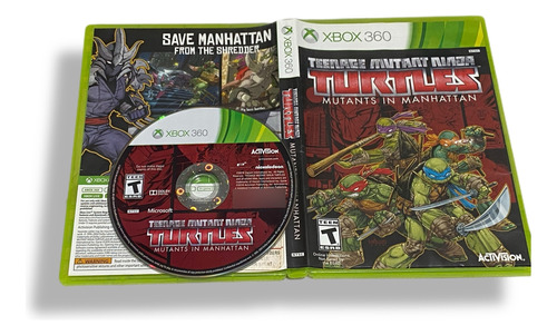 Tartarugas Tmnt Mutants Manhattan Xbox 360 Envio Ja!