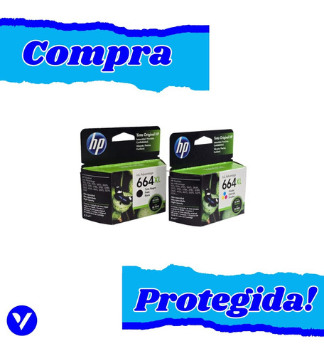 Combo Cartucho De Tinta Hp 664xl Negro/tricolor