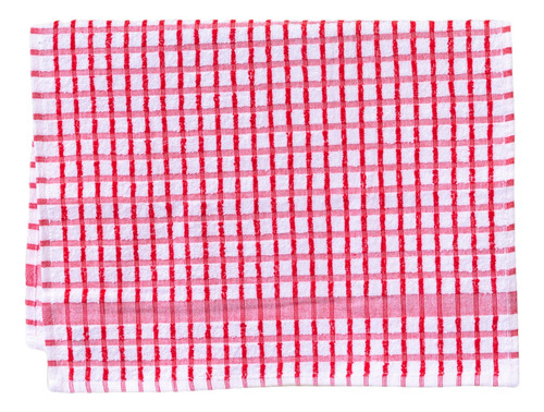 Paquete De 5 Secadores Rojos Para Cocina, 100% De Algodón