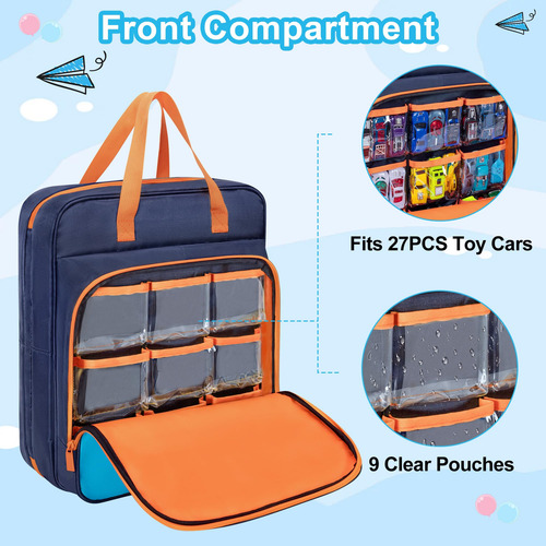 Estuche De Transporte Curmio Para Autos Hot Wheels Hasta 99 Color