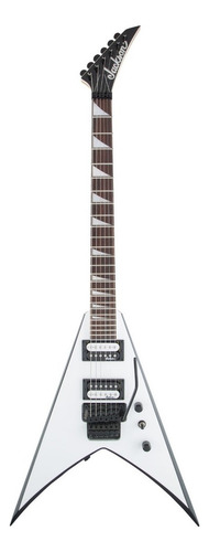 Guitarra elétrica Jackson Js32 King V branca com preta