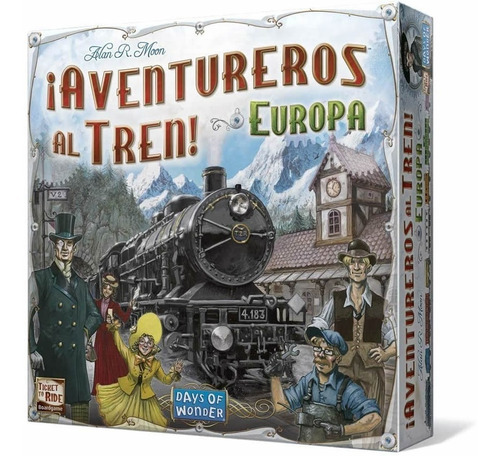 ¡aventureros Al Tren! Europa (ticket To Ride) En Español