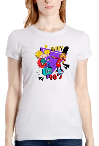 Playera Mujer Retro 90s Hey Arnold Gerald Baby Nickelodeon