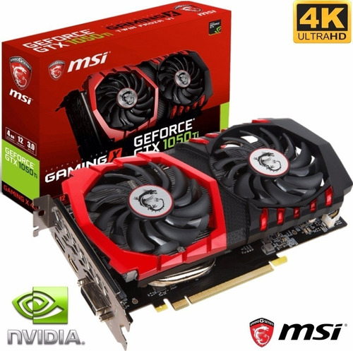 Tarjeta De Vídeo Nvidea Msi Gaming X Gtx1050ti Ddr5 4gb Lps