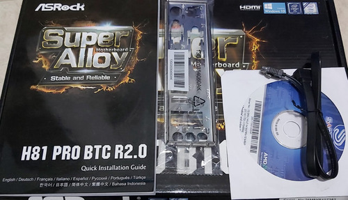 Tarjeta Madre Asrock H81 Pro Btc R2.0