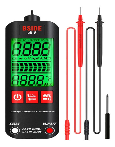 Multímetro Digital Bside Z1 Con Pantalla Lcd