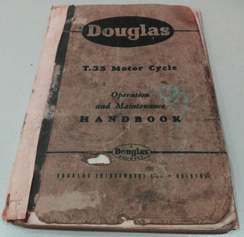 Manual 100% Original Del Usuario: Motocicletas Douglas T.35