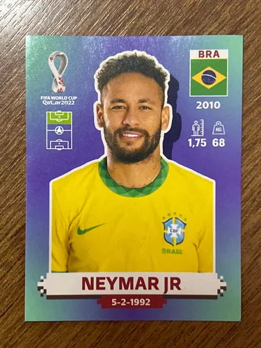 Figurinha Neymar Legend Gold - Escorrega o Preço