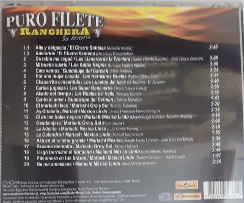 3 Cd Con La Mejor Música Ranchera Puro Filete