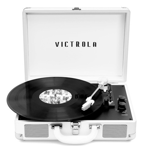 Tocadiscos Victrola Journey Portatil Bluetooth Vsc-400sb-blk Blanco