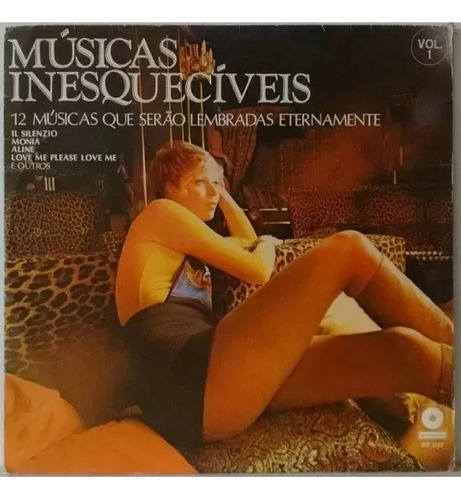 Lp Disco Vinil Músicas Inesquecíveis Volume 1 Tema Romântico