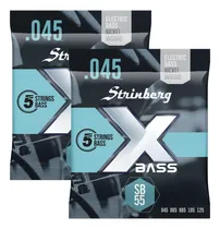 Comprar Jogo 2 De Cordas Contra Baixo 5 Cordas 045 Strinberg Sb55
