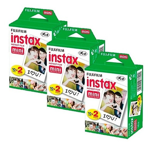 Pack 60 Fotos Instant Film Fujilim Instax Mini 7 8 9 10 11