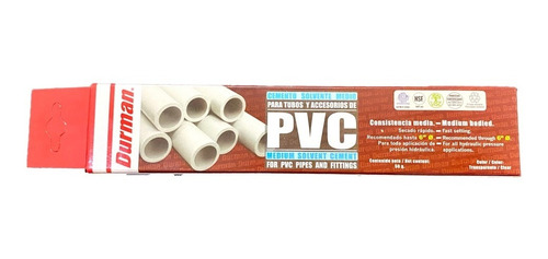 Pegamento Pvc Sanitario-hidraulico Alta Presión Durman 50grs