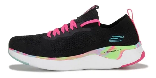 Tenis Skechers Solar Fuse Joven 302040lbkmt Envío gratis