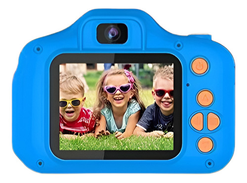 Camara Digital Para Niños Y Grabadora De Video En Color Azu