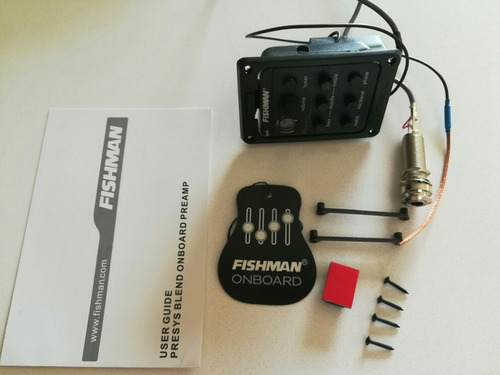 Preamplificador Fishman P. Blend 301 Mic P/acustica/criolla.