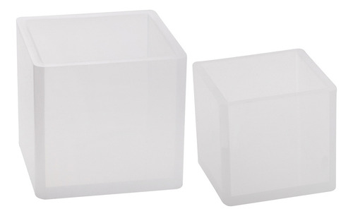 Molde De Silicona En Forma De Cubo De Resina For Hacer Joya