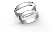 Comprar Aros Anillo Alianza Enamorados Pareja Novios Plata 950