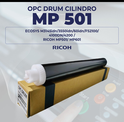 Cilindro Ricoh Mp 501 / 601 Sp5300 /5310 Kyocera M3550