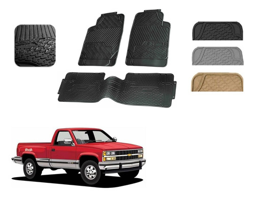 Kit Tapetes 3pz Big Truck Chevrolet Silverado 1988 A 1993