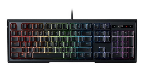 Imagen 6 de 11 de Teclado gamer Razer Ornata Chroma QWERTY español España color negro con luz RGB