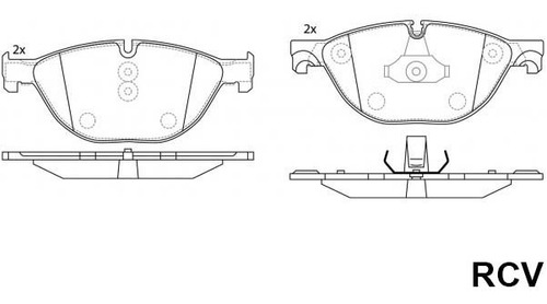 Balatas Disco Del C500.14090 Para Bmw 650 I Gran Coupe 2013