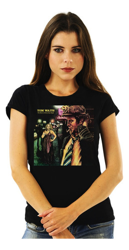 Polera Mujer Tom Waits The Heart Of Saturday Night Rock Impr