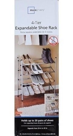 Zapatera Expandible Mainstays Ms4101625081 Gris