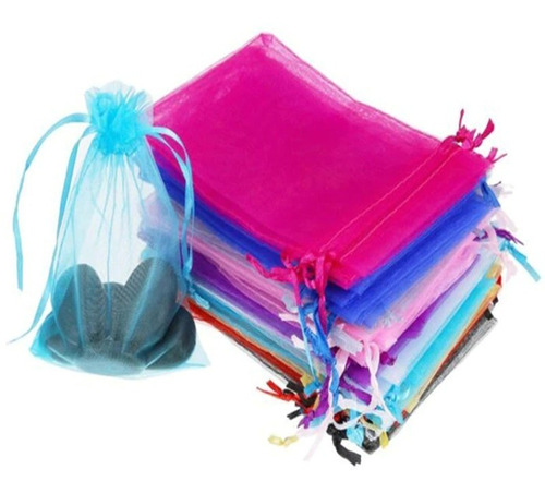 Bolsas De Organza 15x9 Cm- Pack Por 50 Unidades