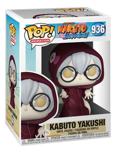 Figura De Acción Naruto Kabuto #936 Funko Pop! Anime