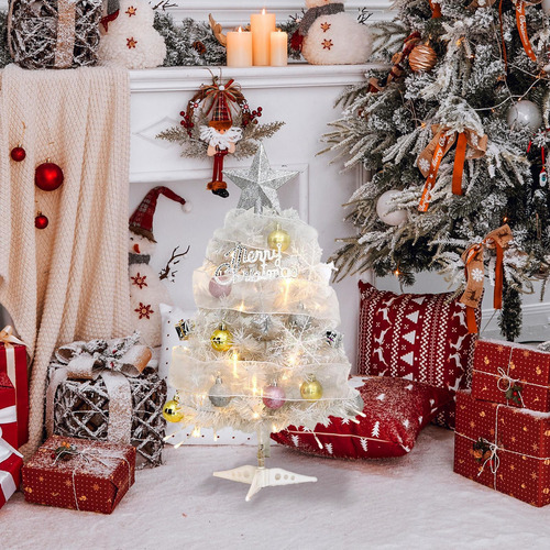 Árbol De De Mesa Pequeño Árbol De Con Luces