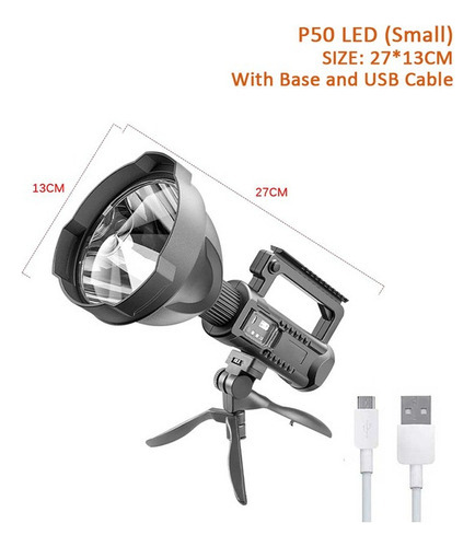* 1 8800lm 80w P70 Linternas Llevadas Tácticas Súper