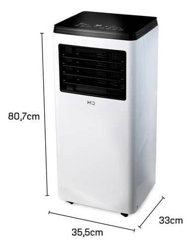 Ar Condicionado Portátil Hq 10.500 Btu/h F Br Hq-ap10500fw 220v