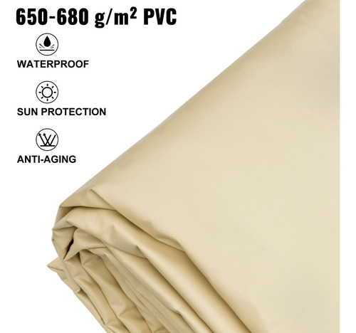 Vevor Cubierta De Piscina 4x8 M Material Pvc Rectángula